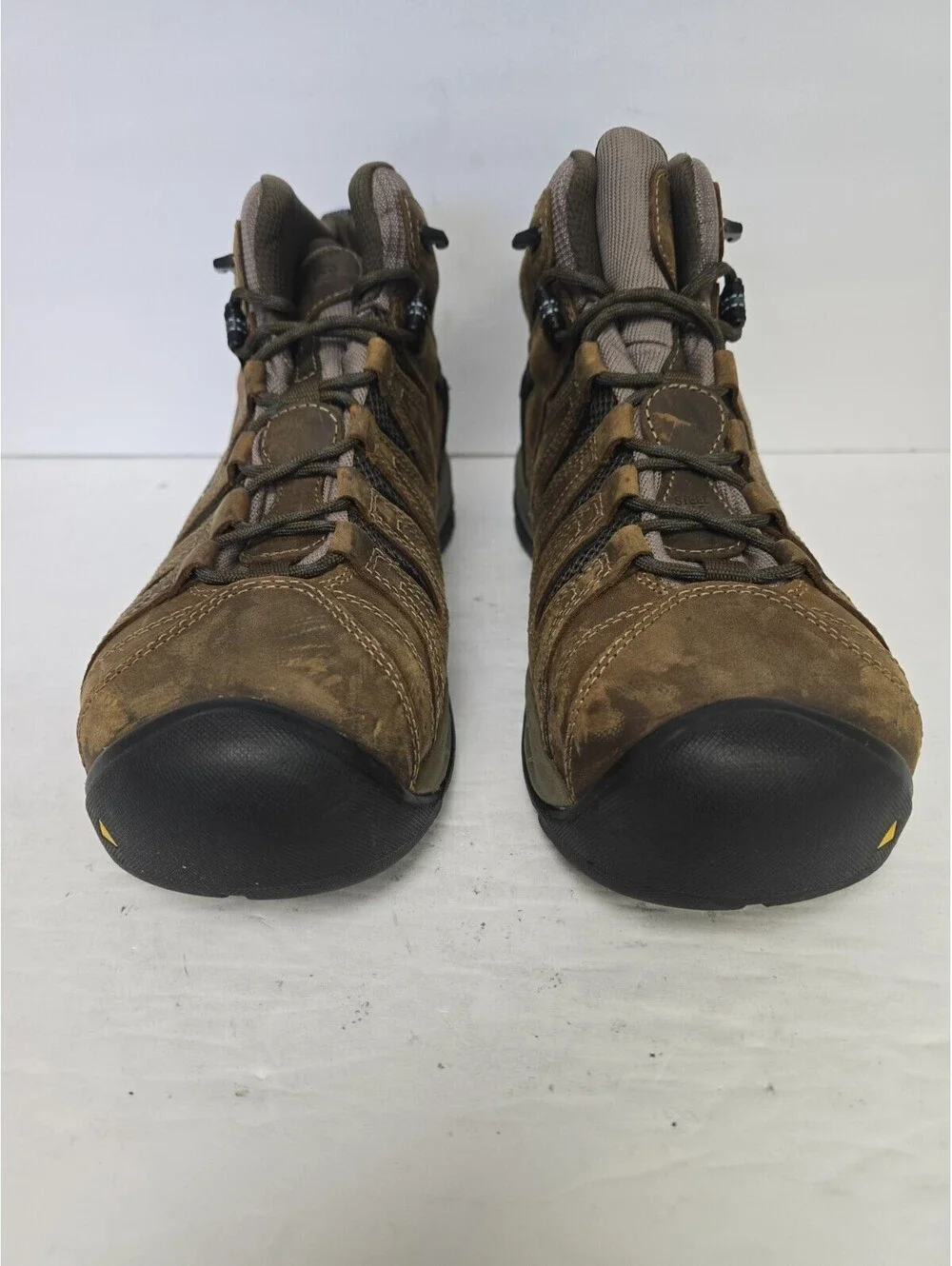 Keen Men's Flint II Waterproof Steel Toe Work Boot Cascade Brown Size 10.5D